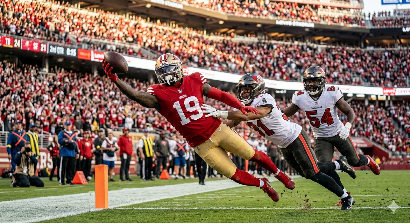 49ers vs Tampa Bay Buccaneers match player stats