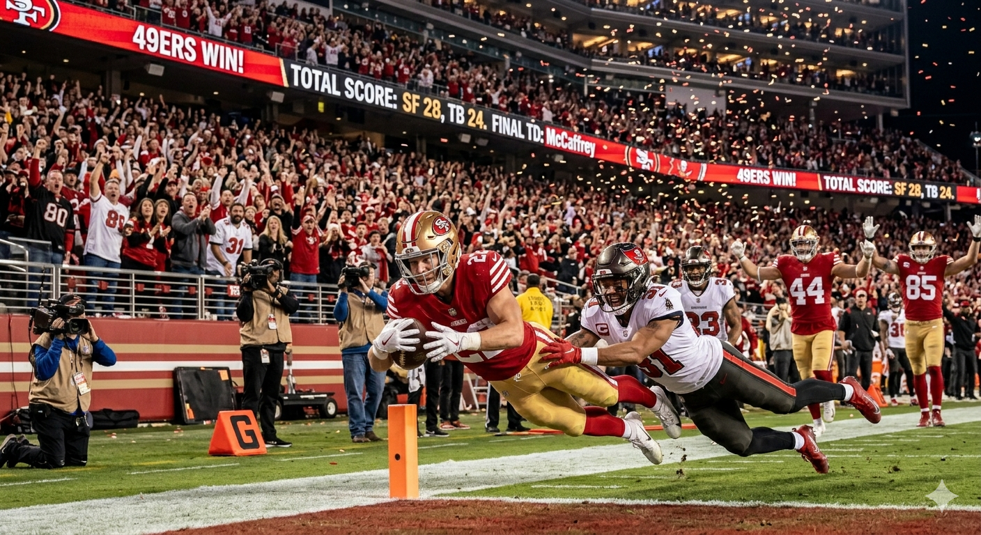 49ers vs Tampa Bay Buccaneers match player stats